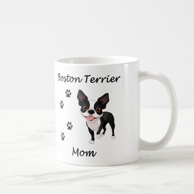 Boston-Terrier-Mama Tasse (Rechts)