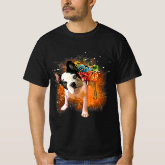 Boston Terrier Miracle Pumpkins Halloween T-Shirt