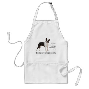 Boston Terrier Mom Apron Schürze