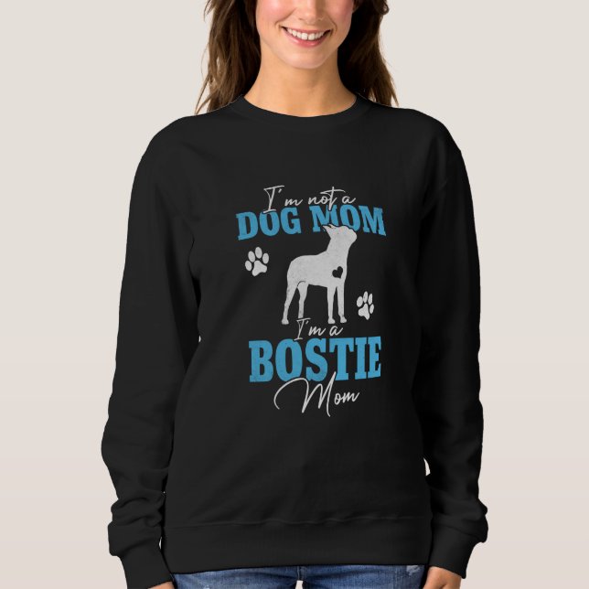 Boston Terrier Mom Dog  for Women Mother's Day Sweatshirt (Vorderseite)