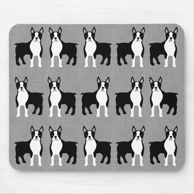 Boston Terrier Mousepad (Vorne)