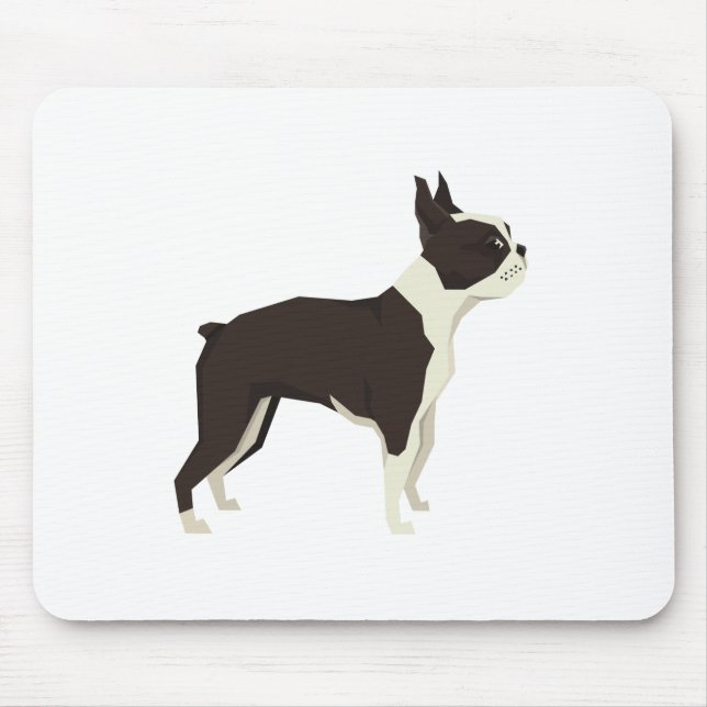 Boston Terrier Mousepad (Vorne)