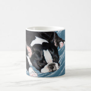 Boston-Terrier-Nickerchen Kaffeetasse