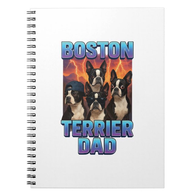 Boston Terrier Notizblock (Vorderseite)