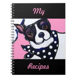 BOSTON TERRIER NOTIZBLOCK