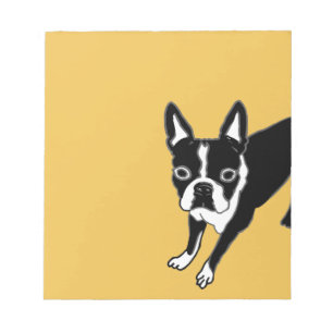 Boston Terrier Notizblock