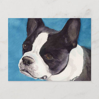 Boston Terrier Original Dog Postkarte