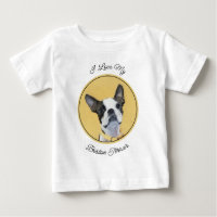 Boston Terrier Painting - Niedliche Original Dog A