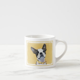Boston Terrier Painting - Niedliche Original Dog A Espressotasse