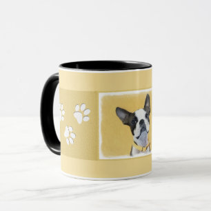 Boston Terrier Painting - Niedliche Original Dog A Tasse