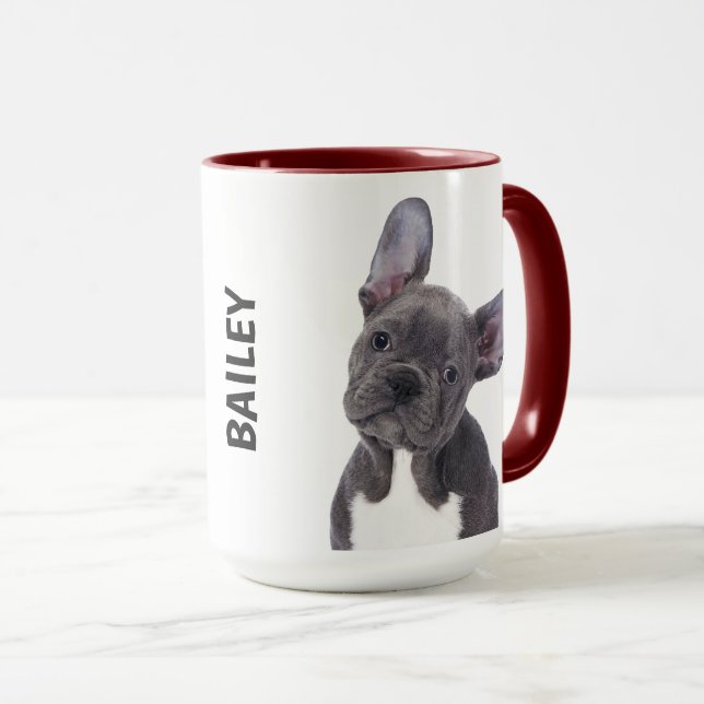 Boston Terrier Personalized Mug Tasse (VorderseiteRechts)