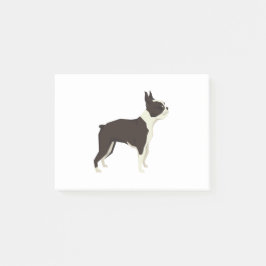 Boston Terrier Post-it Klebezettel