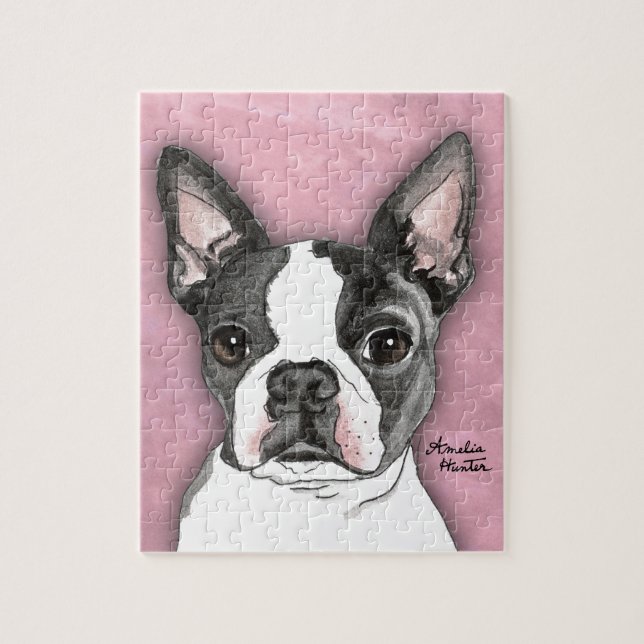 Boston Terrier Puzzle (Vertikal)