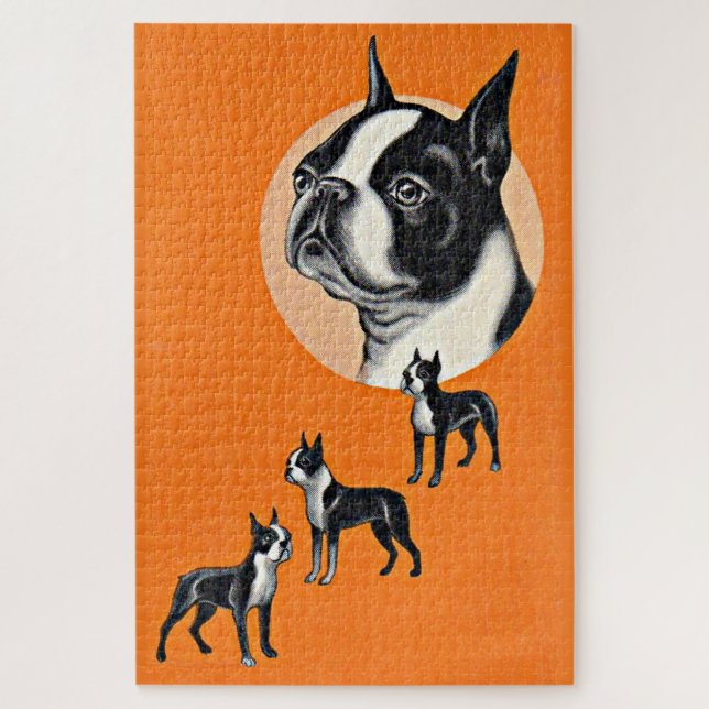 Boston Terrier Puzzle (Vertikal)