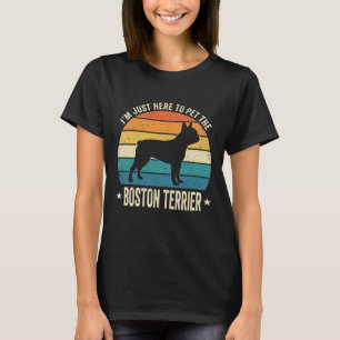 Boston Terrier Retro Hundeliebhaber Grafik_1 T-Shirt