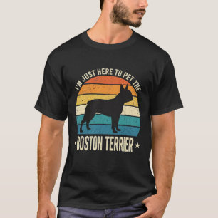 Boston Terrier Retro Hundeliebhaber Grafik_1 T-Shirt