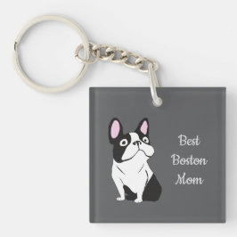 Boston terrier schlüsselanhänger