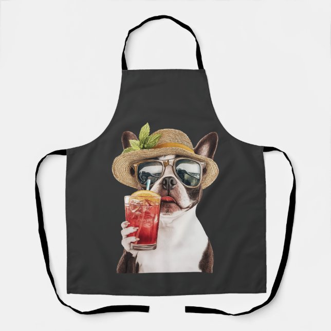 Boston Terrier Schürze (Vorderseite)