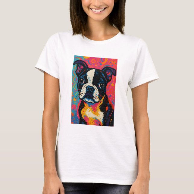 Boston Terrier Shirt (Vorderseite)