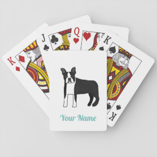 Boston Terrier Spielkarten