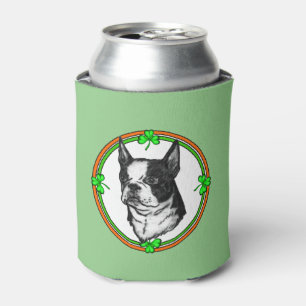 Boston-Terrier-St. Patricks Day Dosenkühler