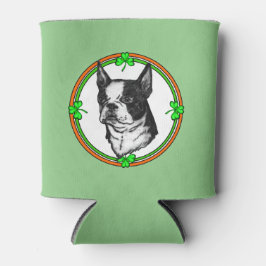 Boston Terrier St. Patricks Day Dosenkühler