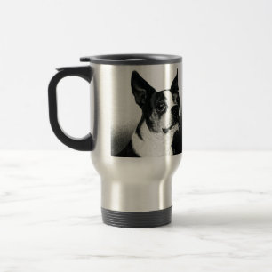 Boston Terrier Steel Tasse - "Boston Style"