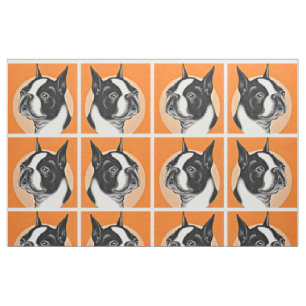 Boston Terrier Stoff