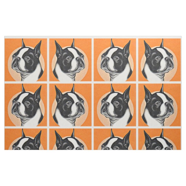 Boston Terrier Stoff (Fat Quarter (45,7 x 55,9 cm))