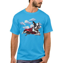 Boston Terrier Super Hero T - Shirt