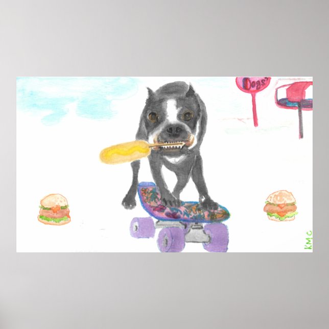 Boston Terrier Sweet Dream Poster (Vorne)