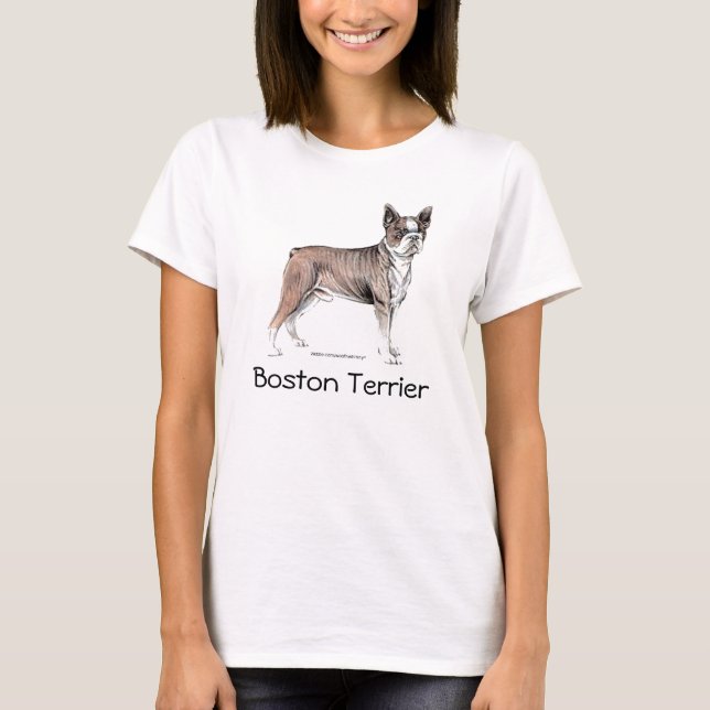 Boston Terrier T-Shirt (Vorderseite)