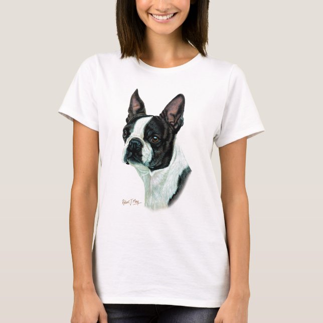 Boston Terrier T-Shirt (Vorderseite)