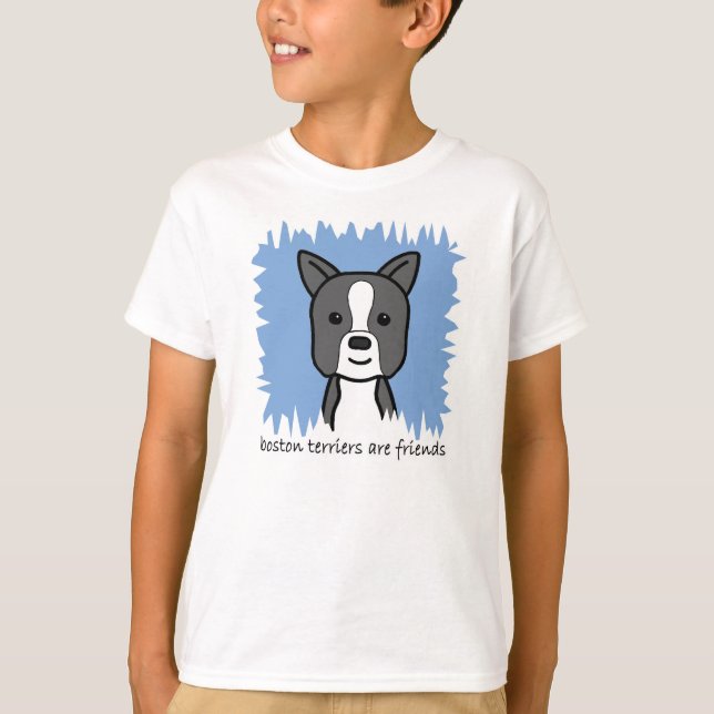 Boston Terrier T-Shirt (Vorderseite)