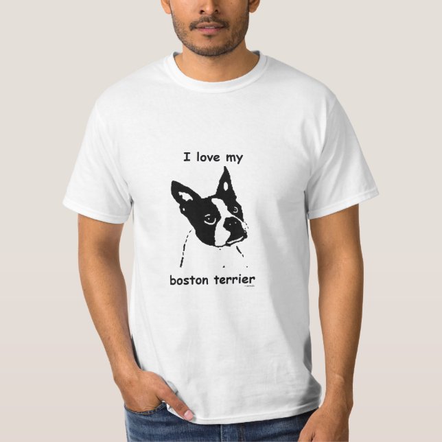 Boston-Terrier-T - Shirt (Vorderseite)