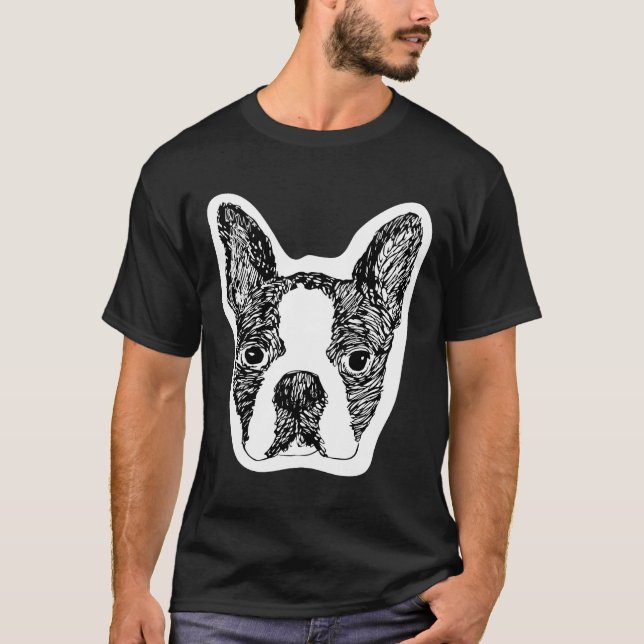 Boston Terrier T-Shirt (Vorderseite)