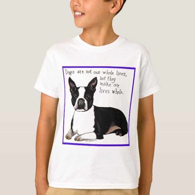 Boston Terrier T-Shirt (Vorderseite)