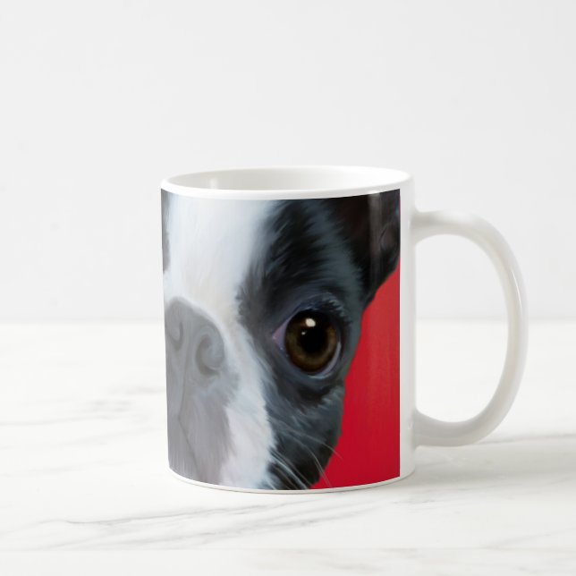 Boston Terrier Tasse (Rechts)