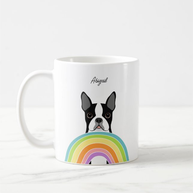 Boston Terrier Tasse (Links)