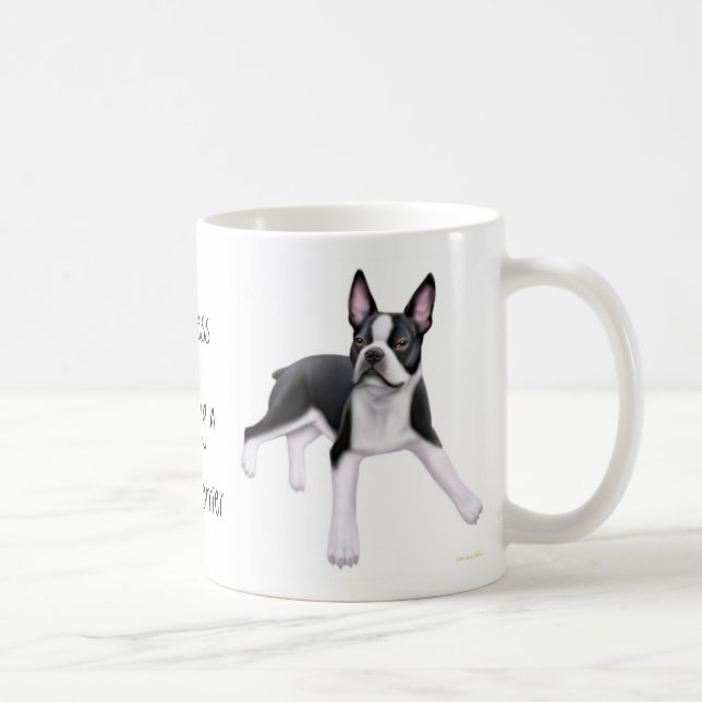 Boston-Terrier-Tasse Kaffeetasse (Rechts)