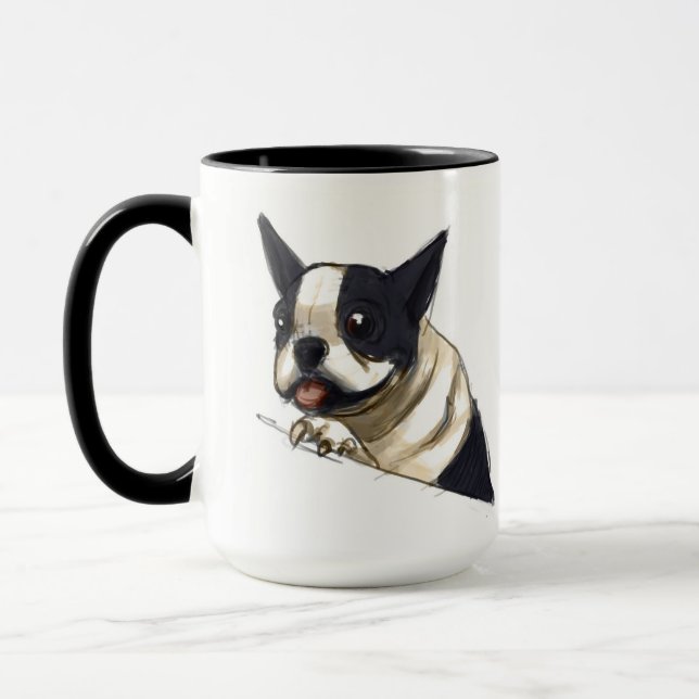 Boston-Terrier-Tasse Tasse (Links)