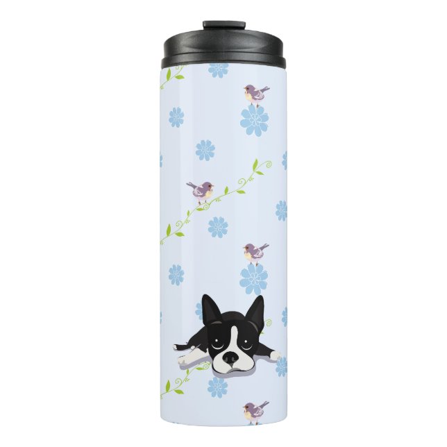 Boston Terrier Thermosbecher (Vorderseite)