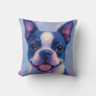 Boston Terrier Throw Pillow Kissen