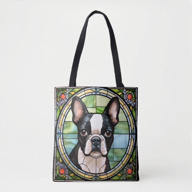Boston Terrier Tote Bag (Vorderseite)
