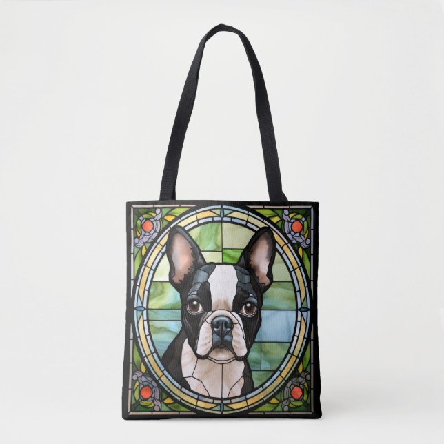 Boston Terrier Tote Bag (Vorderseite)