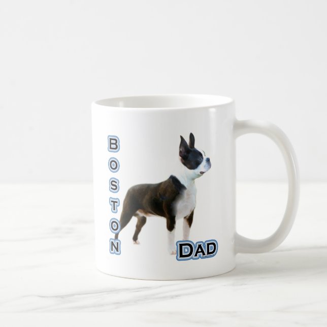 Boston Terrier Vater 4 Tasse (Rechts)