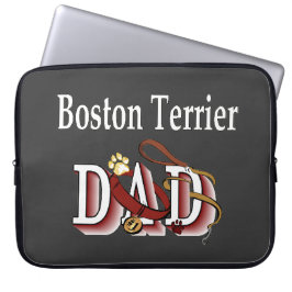 Boston Terrier Vater Laptopschutzhülle