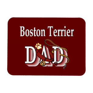 Boston Terrier Vater Magnet