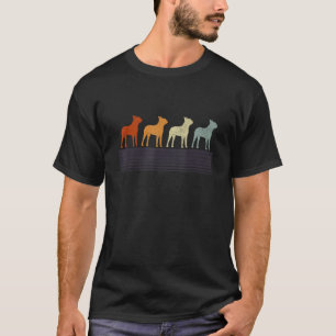Boston Terrier Vintag Retro Mama Vater T-Shirt