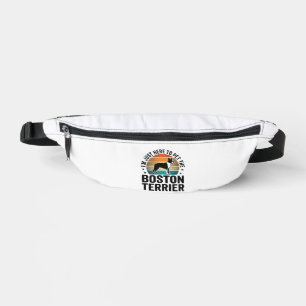 Boston Terrier Vintage Haustierliebhaber-Shirt-Des Bauchtasche